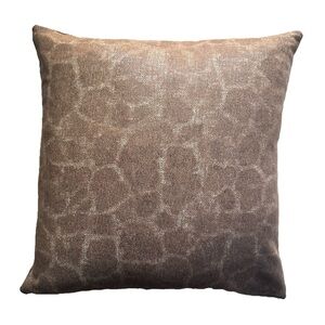 Italian Linen Leather Cushion by Fili NY